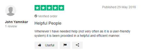 Vevox Trustpilot Review - "helpful people"