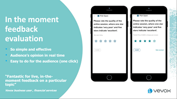 Vevox feedback PowerPoint slide