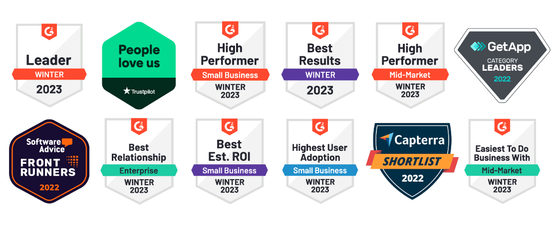 Vevox Review Badges